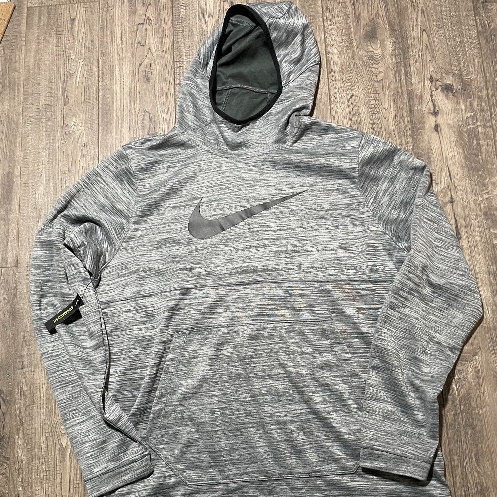 NWT Nike Men’s XL Dri-Fit Gray Hoodie